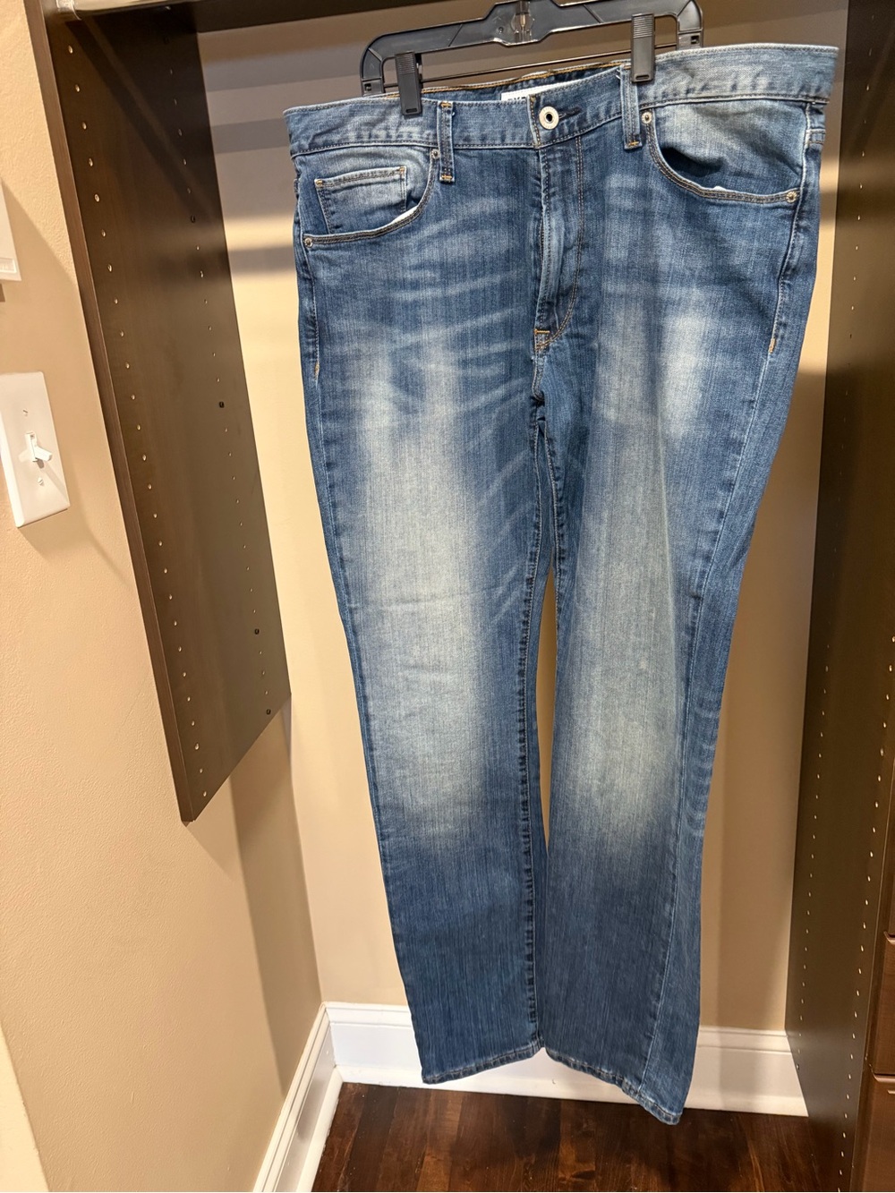 Express Blue Washed Men's Slim Fit/Skinny Legs